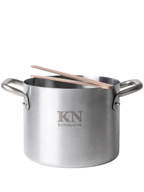 knindustrie The Pasta Beyond Basic steel pot Silver BB10124