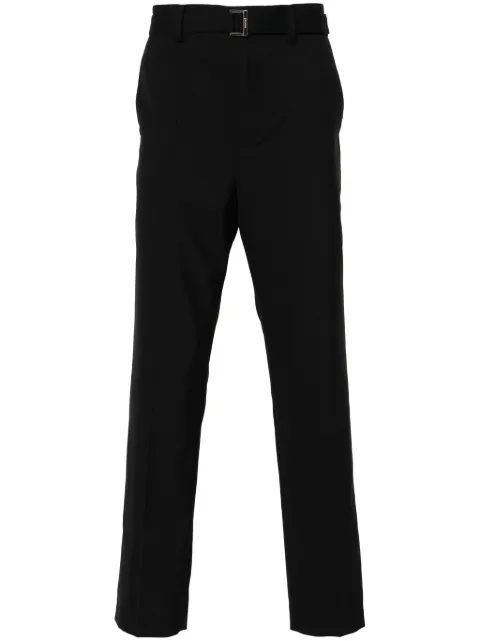 sacai Melton tailored trousers Black 2403274M