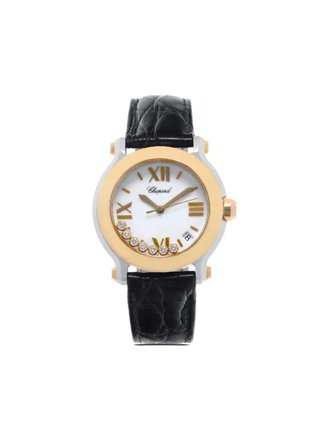 Chopard Pre-Owned pre-owned Happy Diamond 36mm Black 14207118475