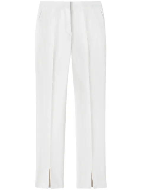 Jil Sander tailored cotton trousers White J02KA0232J45136