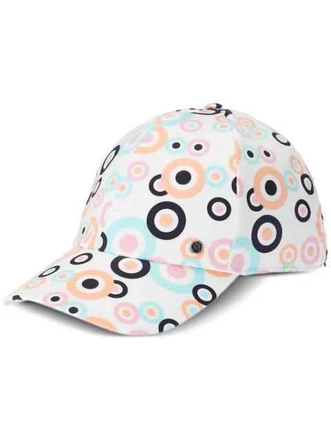 Maison Michel Tiger graphic-print cotton cap White 2215063001