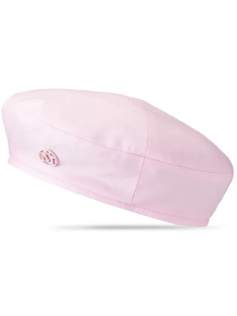 Maison Michel New Billy logo-plaque beret Pink 2214094003