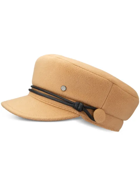 Maison Michel New Abby cashmere sailor cap Brown 2213083001