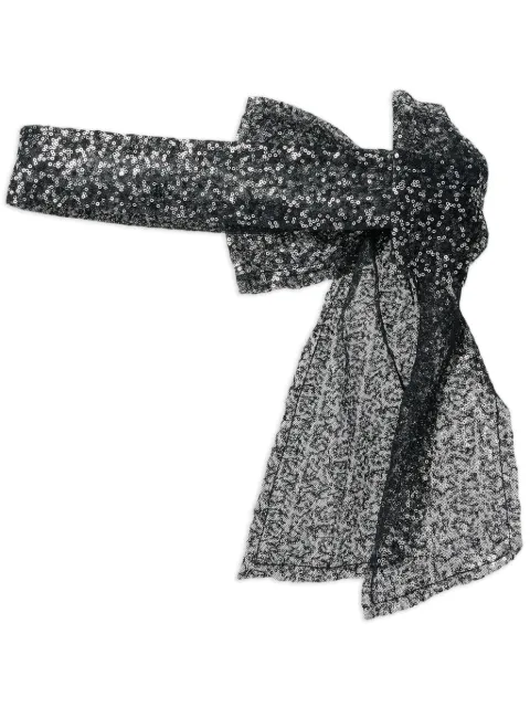 Maison Michel Wicole sequin-embellished headband Black 2542002001