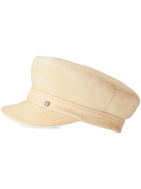 Maison Michel New Abby reversible leather cap Neutrals 2213084001