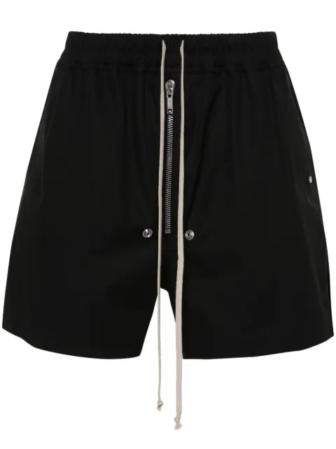 Rick Owens Bela Boxers poplin shorts Black RU01D3391TE