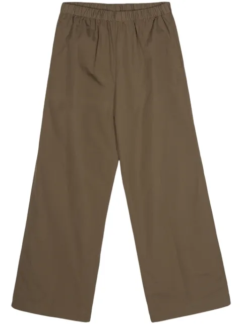 ASPESI poplin wide-leg trousers Brown 0128D307