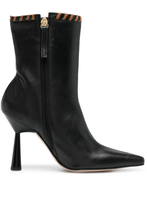 ALOHAS Leo 120mm leather ankle boots Black S0044225