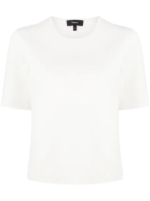 Theory short-sleeve jersey T-shirt White N1216706