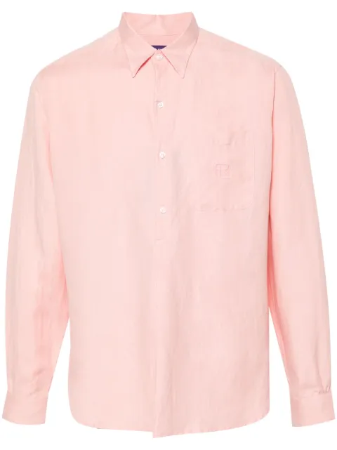 Ralph Lauren Purple Label logo-embroidered shirt Pink 790923242
