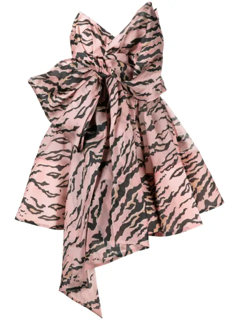 ZIMMERMANN Matchmaker oversize-bow minidress Pink 8803DMAT