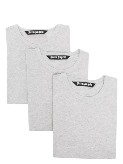 Palm Angels round-neck short-sleeve T-shirt (pack of three) Grey PMUG002C99FAB002
