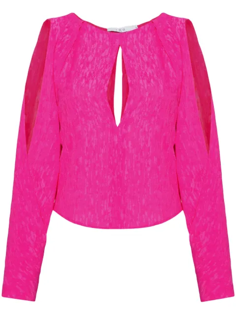 IRO Maurita plissé blouse Pink WP16MAURITA