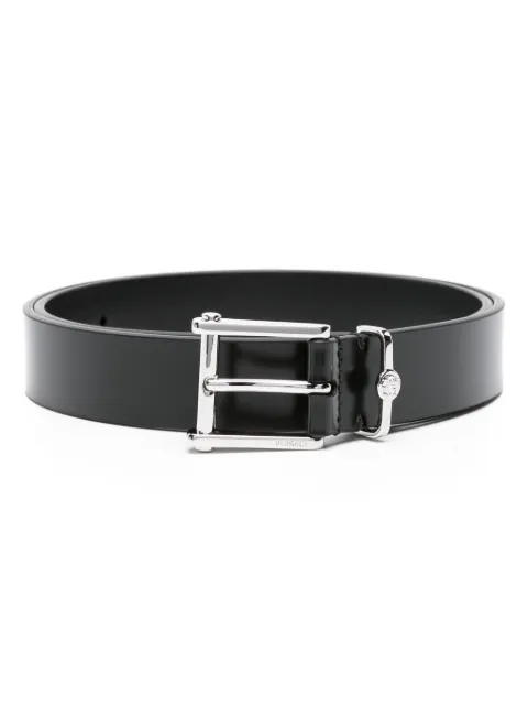 Versace Column Leather Belt 3cm Black 10138621A08779