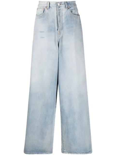 VETEMENTS Big Shape loose-leg jeans Blue UE64PA140N