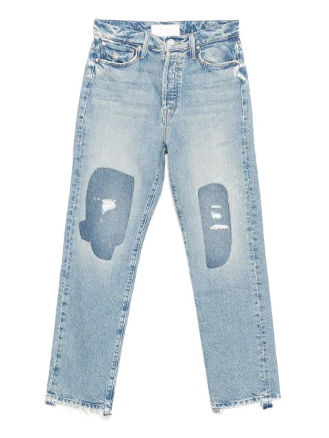 MOTHER high-waisted hiker hover chew jeans Blue 106641085