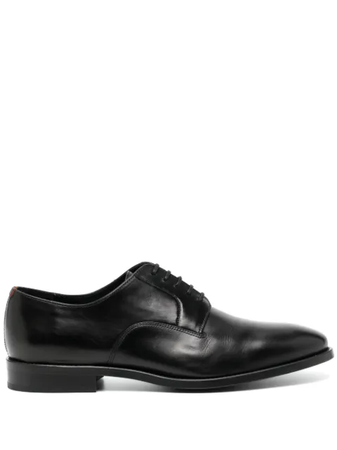 Paul Smith almond-toe leather derby shoes Black M1SFES01LPAR