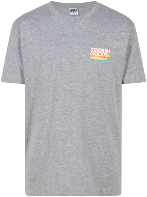 STADIUM GOODS® Gradient Logo cotton T-shirt Grey SGS0550