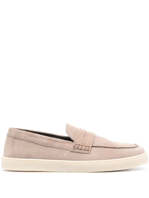 Canali suede slip-on loafers Neutrals RB00929561204