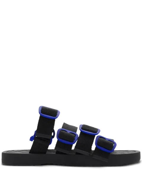 Burberry nylon strap sandals Black 8081576