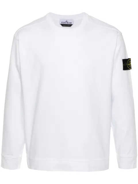 Stone Island Compass cotton sweatshirt White L2S156100057S0B50