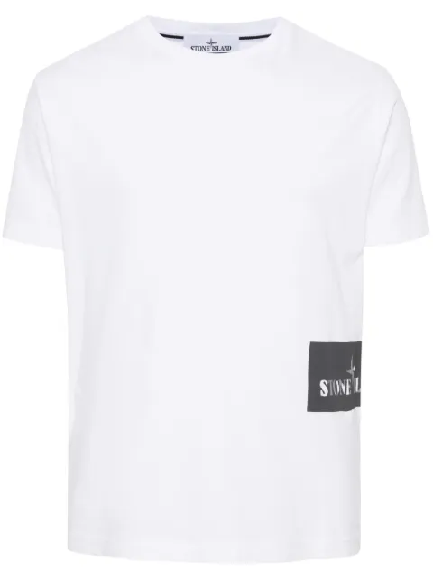 Stone Island logo-print T-shirt White 80152NS84