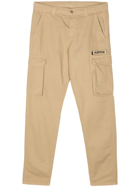 ASPESI tapered-leg cargo trousers Neutrals CP41A262ST