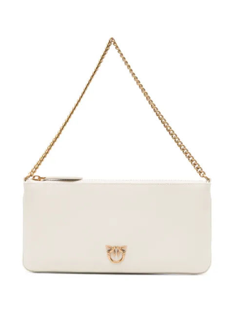PINKO Horizontal Flat bag in leather White 102747A0F1