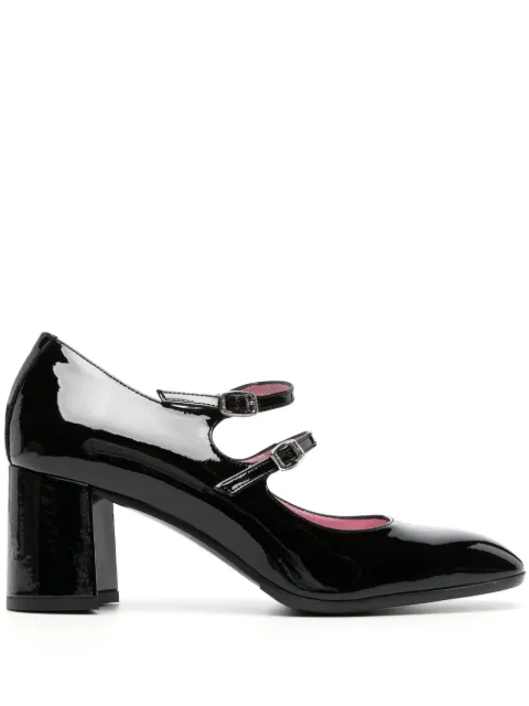 Carel Paris Alice 60mm patent leather pumps Black ALICE