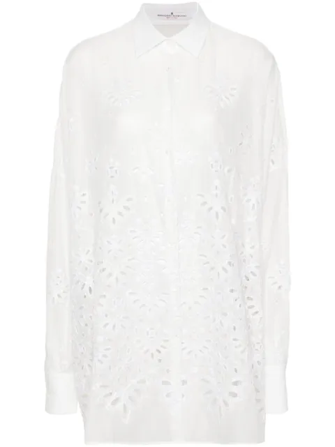 Ermanno Scervino broderie anglaise shirt White D442K305QLT