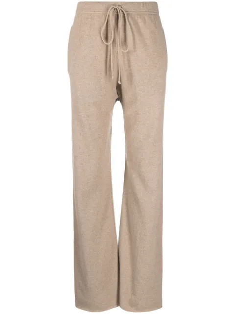 Maison Margiela straight-leg knitted trousers Neutrals S51KA0596S18395