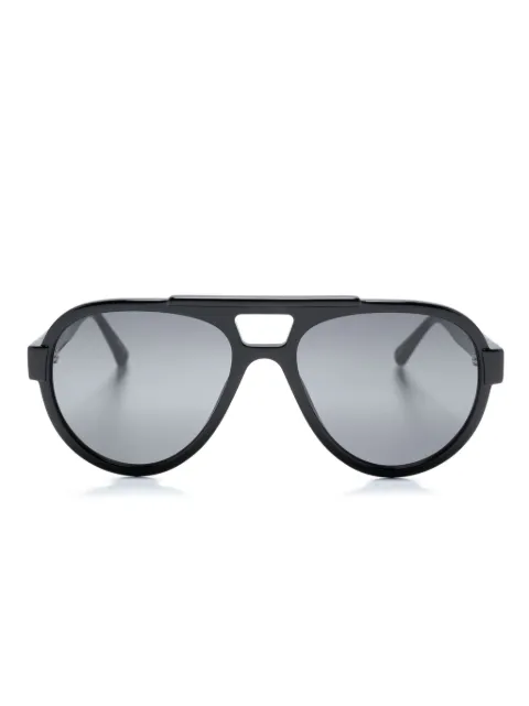 Linda Farrow x The Attico Jurgen pilot-frame sunglasses Black ATTICO47C1SUN