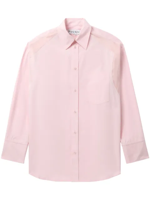 JW Anderson classic-collar cotton shirt Pink SH0298PG1090344