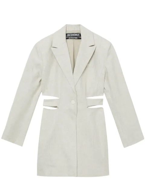 Jacquemus La Robe Bari blazer minidress Neutrals 241DR0161358130