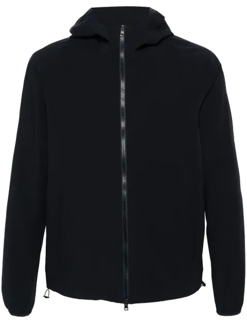 Herno debossed-logo water-repellent jacket Blue GI000400U12301S