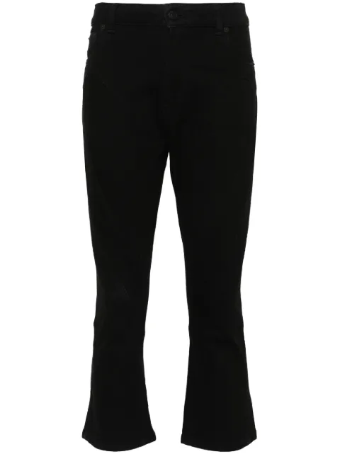 Mugler seam-detailed tapered jeans Black 24P6PA0426247