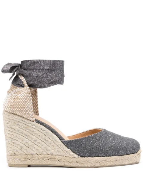 Castañer Carina 90mm espadrilles Grey 021767032