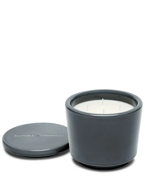 Brunello Cucinelli maxi scented candle (3612g) Grey MLCAND440CGRSK