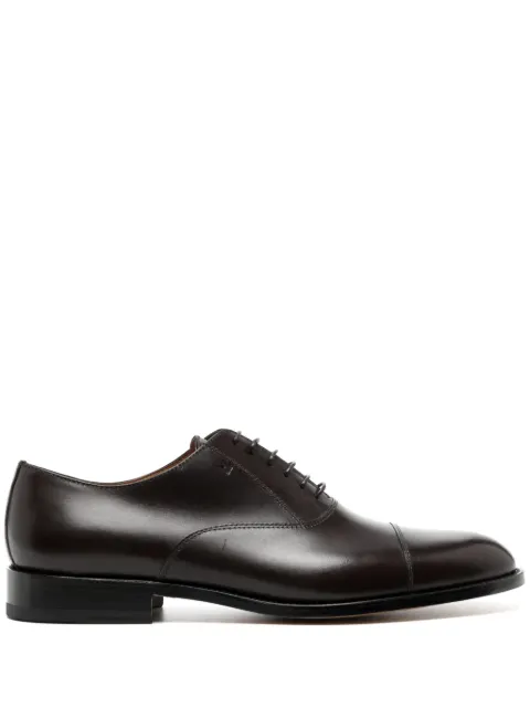 Moreschi Cleveland panelled leather oxford shoes Brown MC25MX0EMA001412C