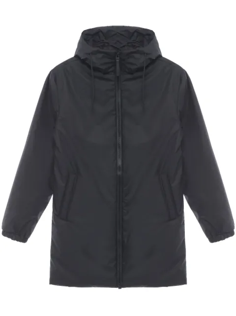 Rains Lohja long hooded jacket Black 15790
