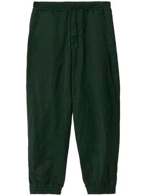 Burberry drawstring tailored trousers Green 8082109