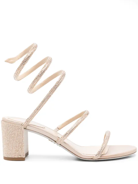 René Caovilla Cleo 60mm sandals Gold C12037060