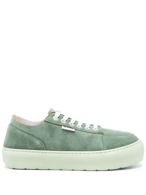 Sunnei Dreamy suede sneakers Green MSHOXSNK014SCA003
