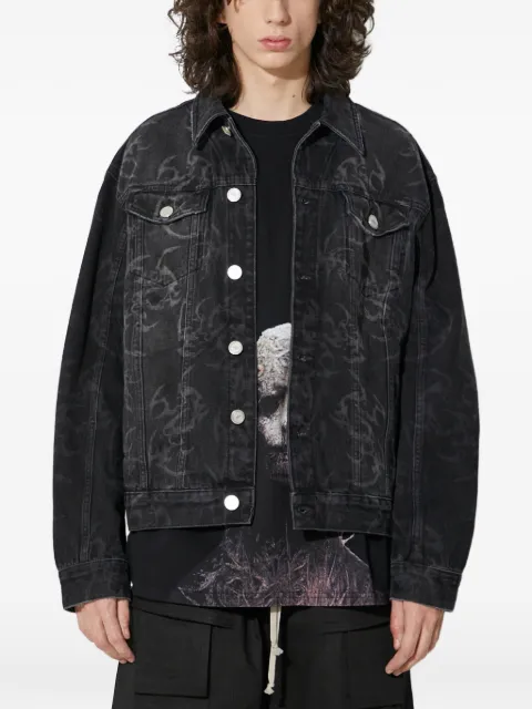 Han Kjøbenhavn patterned shirt jacket Black M132892