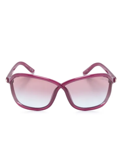TOM FORD Eyewear Fernanda square-frame sunglasses Pink FT1069