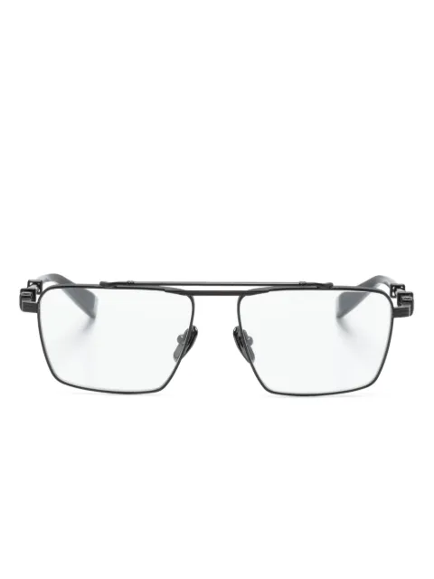 Balmain Eyewear Brigade VI pilot-frame glasses Black BPX149B