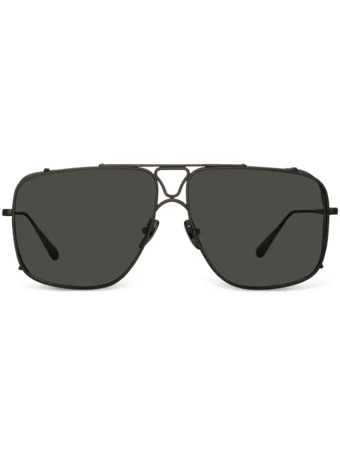 Linda Farrow Enzo pilot-frame sunglasses Black LFL1393