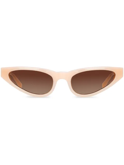 Linda Farrow x Magda Butrym oversized-frame sunglasses Pink MAGDA24