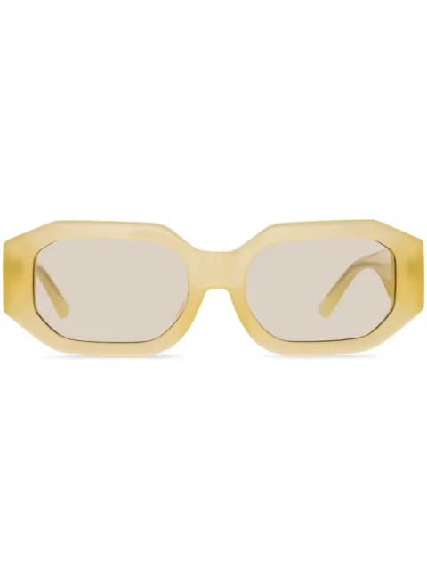 Linda Farrow Blake oval-lenses sunglasses Yellow ATTICO45