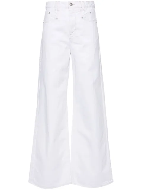 ISABEL MARANT Lemony high-rise wide-leg jeans White PA0052FAB1H06I